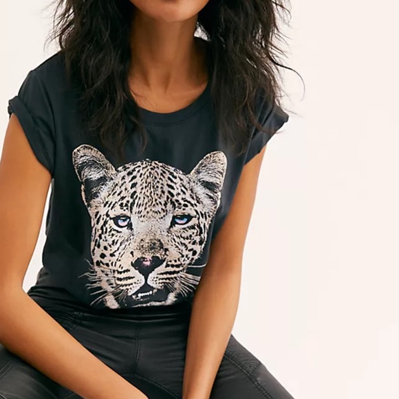 Daydreamer Leopard Print Tee Body Suit - Picture 8 of 9
